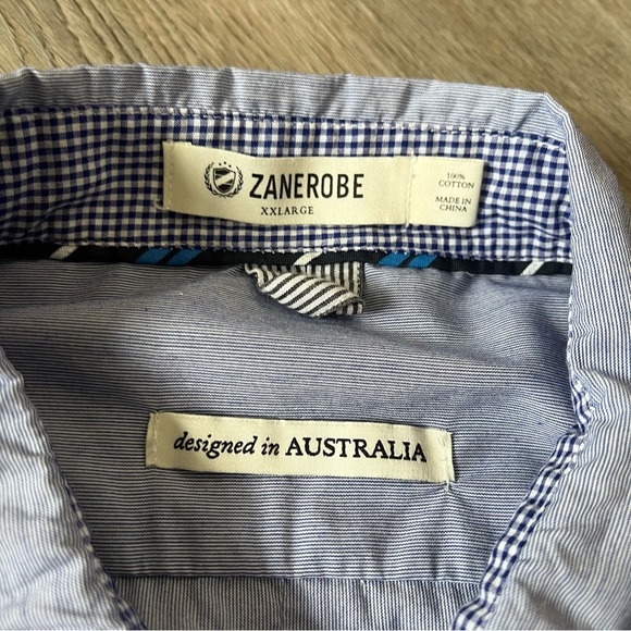 Zanerobe Light Blue Casual Button Down Shirt - Picture 6 of 12